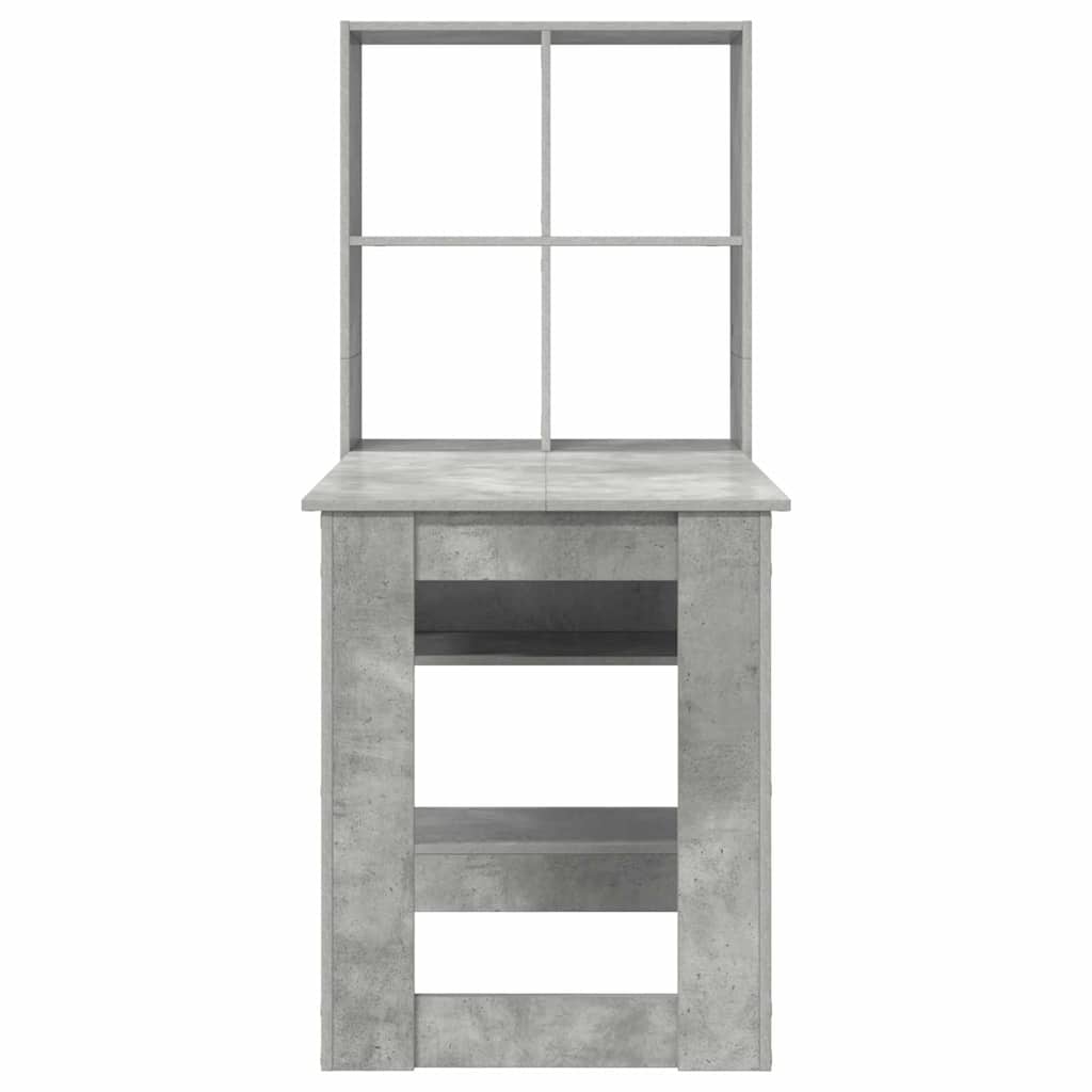 Desk Concrete Grey Engineered Wood 122 x 67 x 145 cm