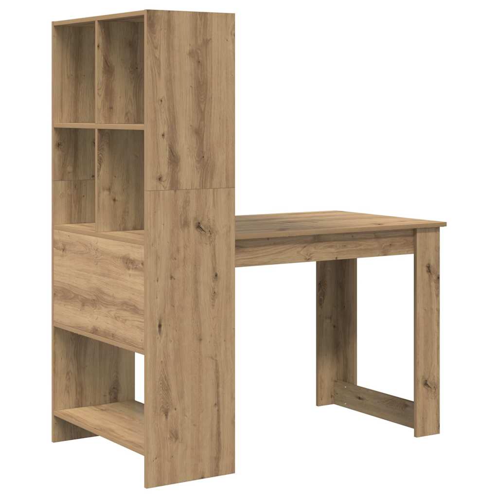 Desk Artisan Oak Engineered Wood 122 x 67 x 145 cm