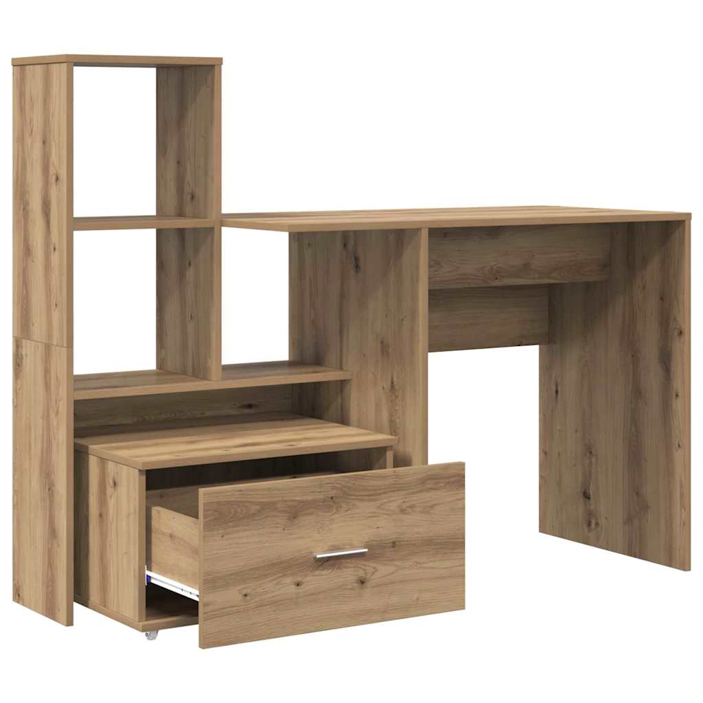 Desk Artisan Oak 131.5 x 50 x 106.5 cm Engineered Wood