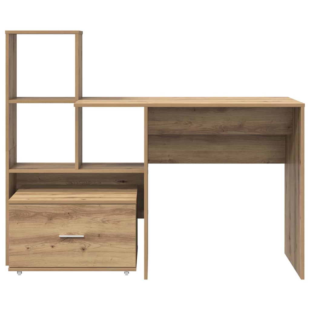 Desk Artisan Oak 131.5 x 50 x 106.5 cm Engineered Wood