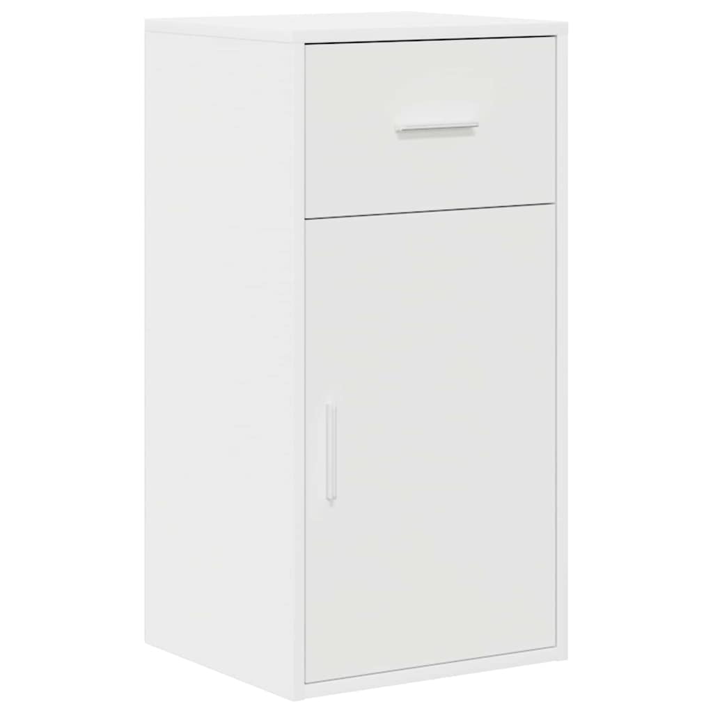 Corner Desk with Drawer White 102 x 88 x 75 cm