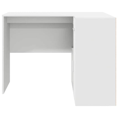Corner Desk with Drawer White 102 x 88 x 75 cm