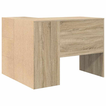 Corner Desk with Drawer Sonoma Oak 102 x 88 x 75 cm