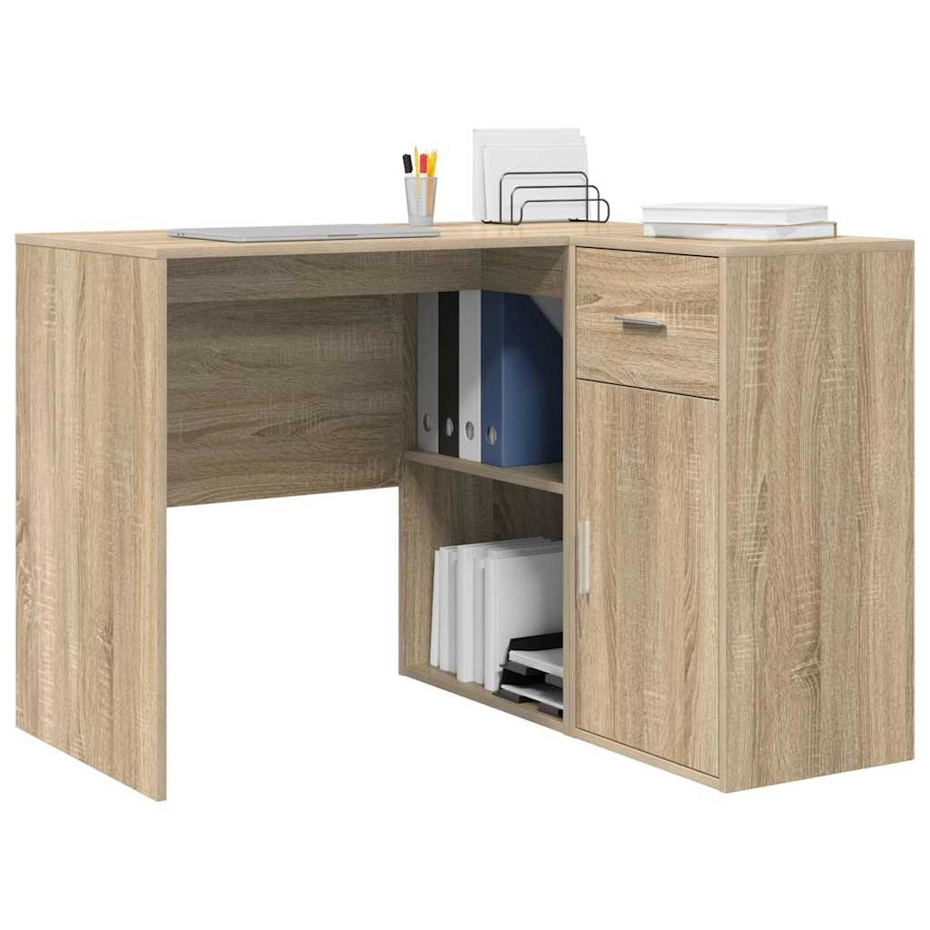 Corner Desk with Drawer Sonoma Oak 102 x 88 x 75 cm