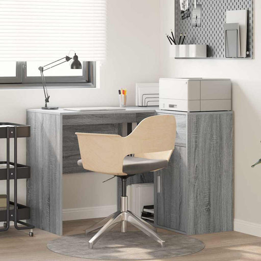 Corner Desk with Drawer Grey Sonoma 102 x 88 x 75 cm