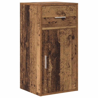 Corner Desk with Drawer Old Wood 102 x 88 x 75 cm