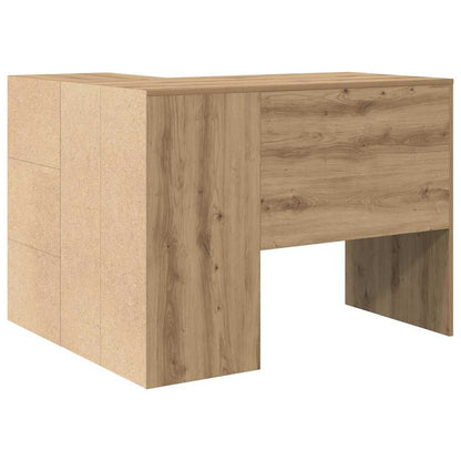 Corner Desk with Drawer Artisan Oak 102 x 88 x 75 cm