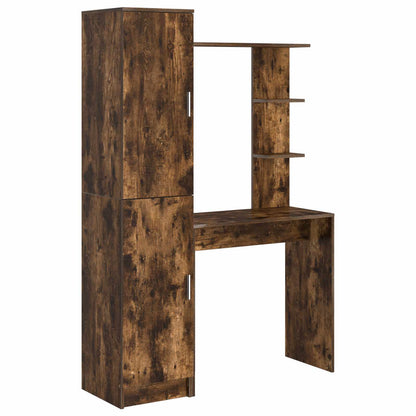 Desk 2 pcs Smoked Oak