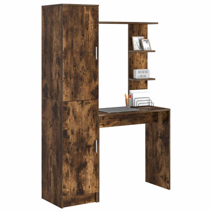 Desk 2 pcs Smoked Oak