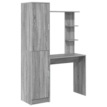 Desk 2 pcs Grey Sonoma