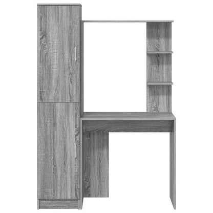 Desk 2 pcs Grey Sonoma