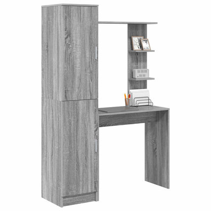 Desk 2 pcs Grey Sonoma