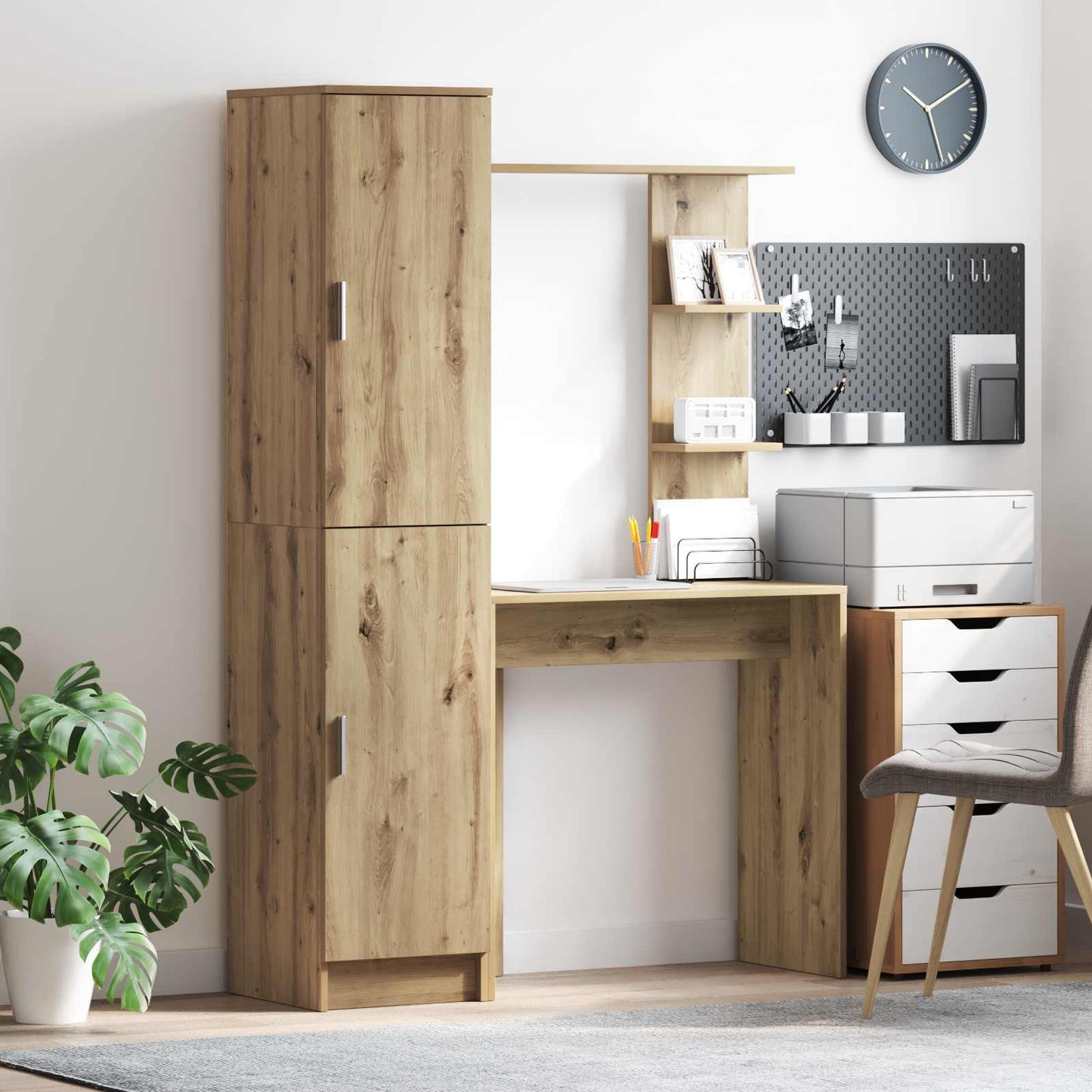 Desk 2 pcs Artisan Oak