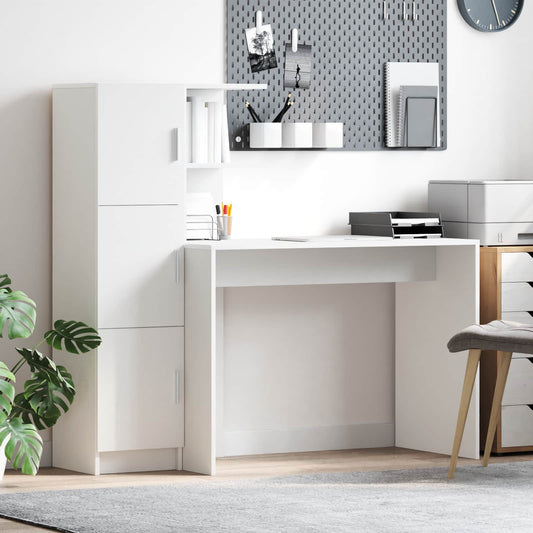 Desk White 133.5 x 50 x 124 cm 2 pcs