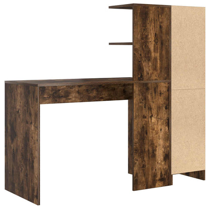 Desk 2 pcs Smoked Oak