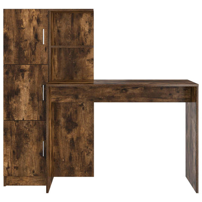 Desk 2 pcs Smoked Oak