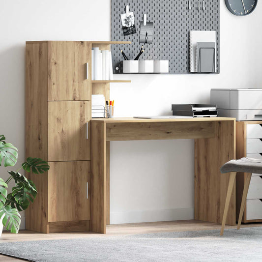 Desk Artisan Oak 133.5 x 50 x 124 cm 2 pcs