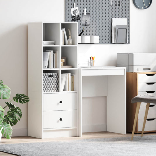 Desk White 105.5 x 34 x 127 cm 2 pcs