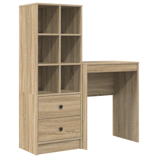 Desk Sonoma Oak 105.5 x 34 x 127 cm 2 pcs