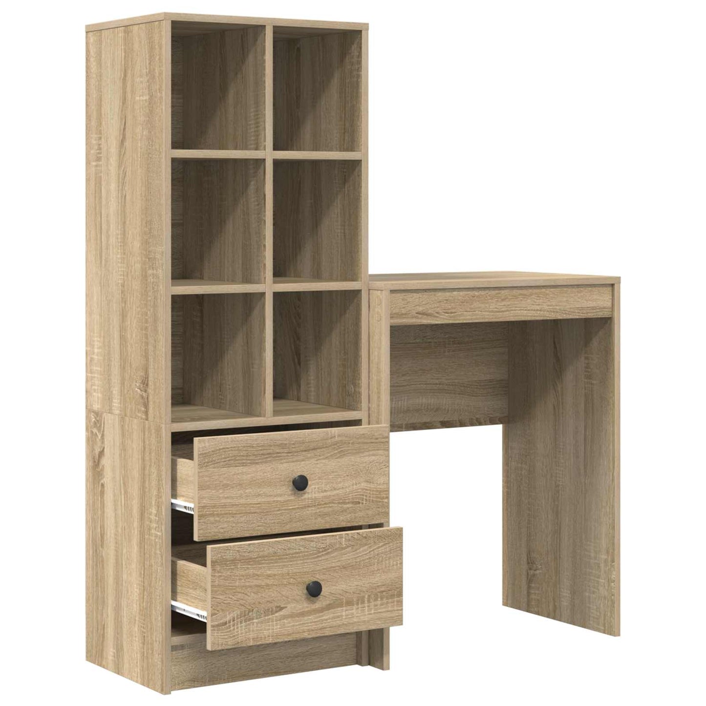 Desk Sonoma Oak 105.5 x 34 x 127 cm 2 pcs