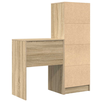 Desk Sonoma Oak 105.5 x 34 x 127 cm 2 pcs