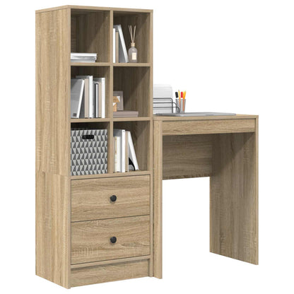 Desk Sonoma Oak 105.5 x 34 x 127 cm 2 pcs