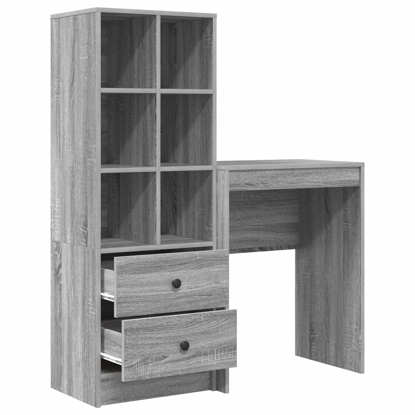Desk Grey Sonoma 105.5 x 34 x 127 cm 2 pcs