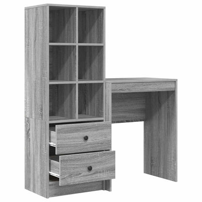 Desk Grey Sonoma 105.5 x 34 x 127 cm 2 pcs