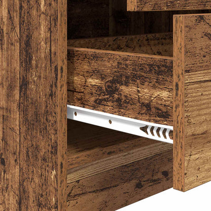 Desk Old Wood 105.5 x 34 x 127 cm 2 pcs