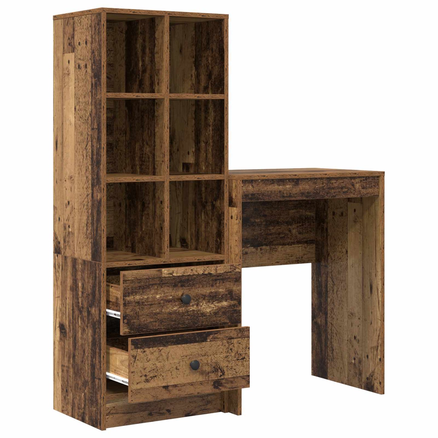 Desk Old Wood 105.5 x 34 x 127 cm 2 pcs