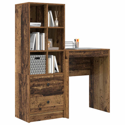 Desk Old Wood 105.5 x 34 x 127 cm 2 pcs