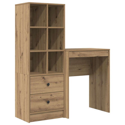 Desk Artisan Oak 105.5 x 34 x 127 cm 2 pcs