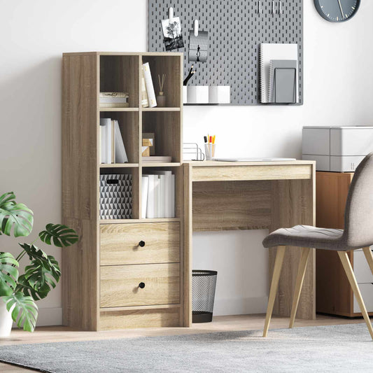 Desk Sonoma Oak 115.5 x 40 x 127 cm 2 pcs