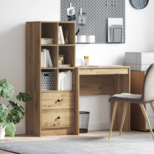 Desk Artisan Oak 115.5 x 40 x 127 cm 2 pcs
