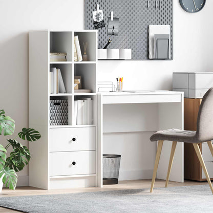 Desk White 125.5 x 40 x 127 cm 2 pcs