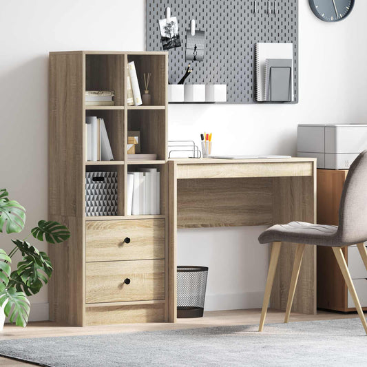 Desk Sonoma Oak 125.5 x 40 x 127 cm 2 pcs