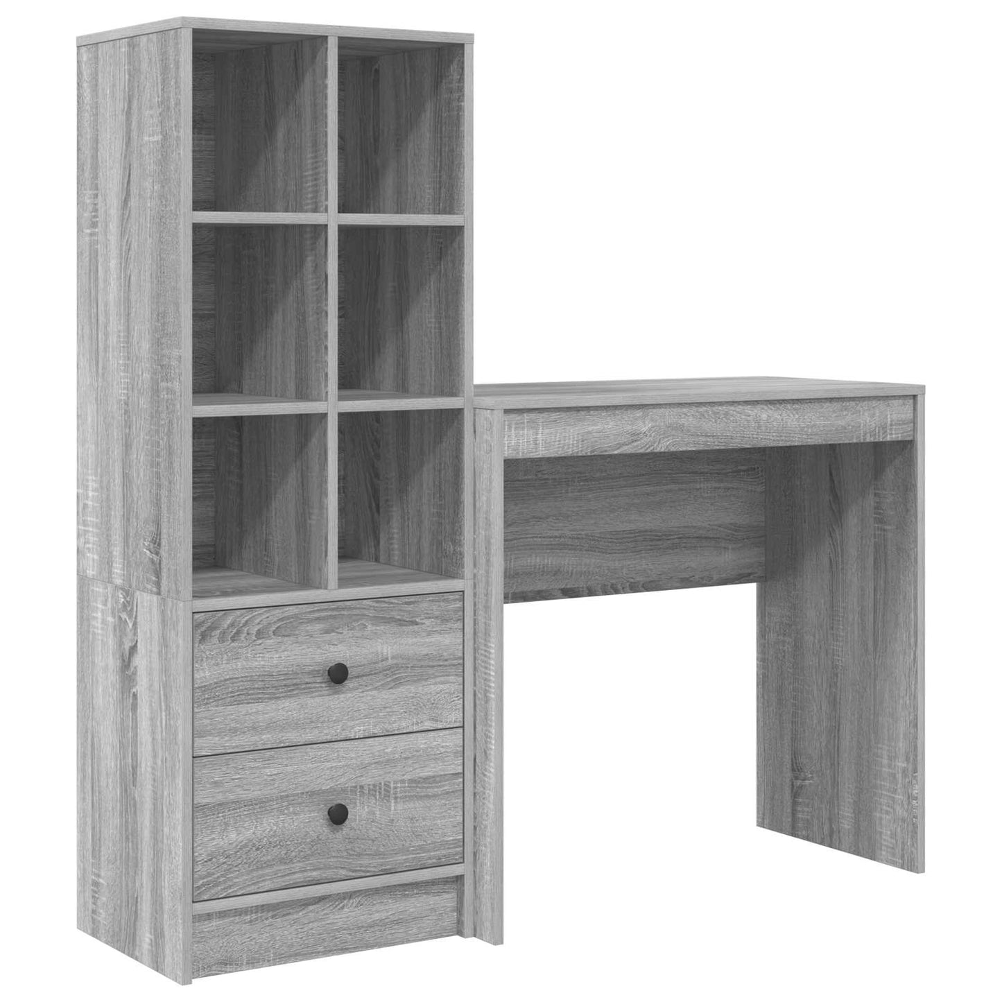 Desk Grey Sonoma 125.5 x 40 x 127 cm 2 pcs
