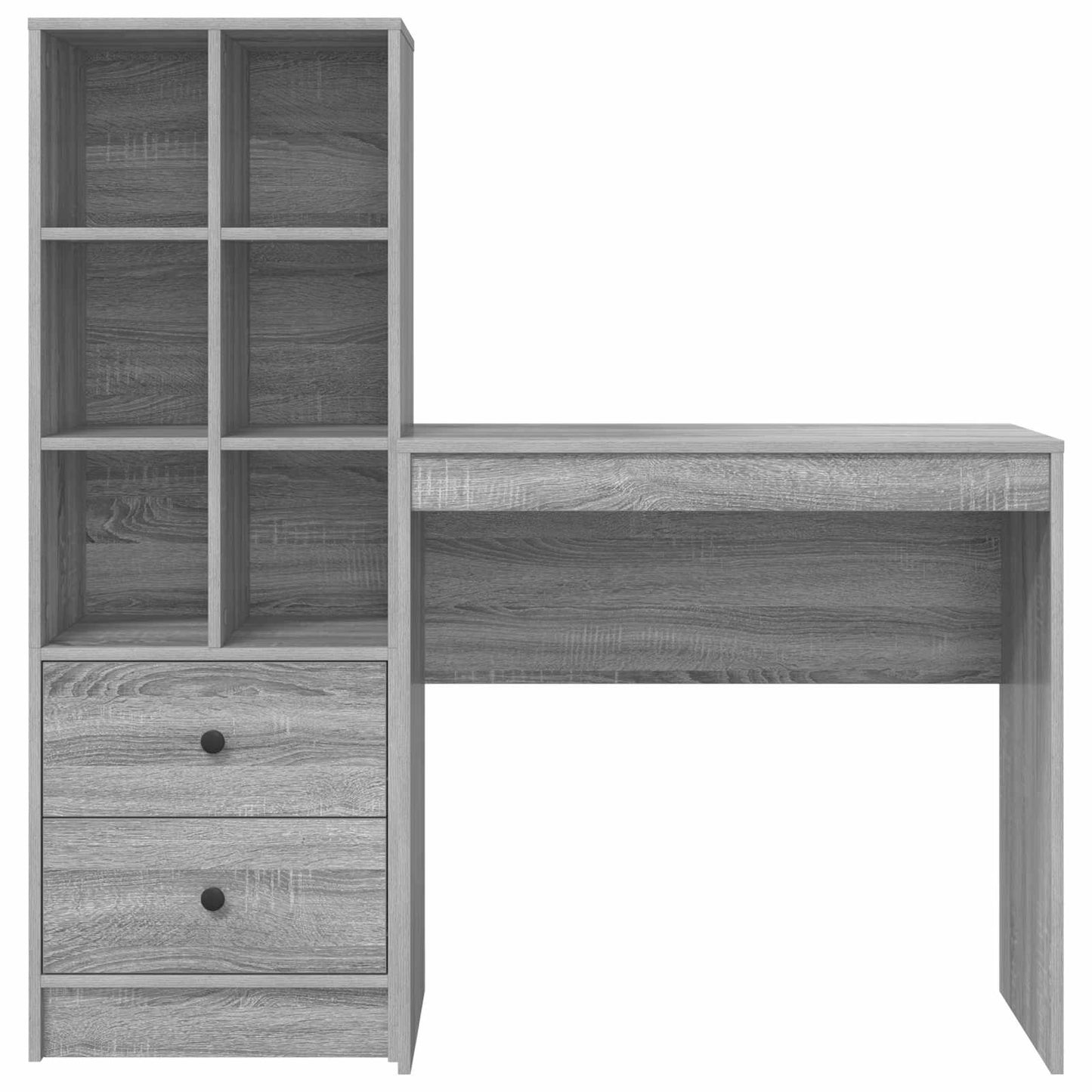 Desk Grey Sonoma 125.5 x 40 x 127 cm 2 pcs