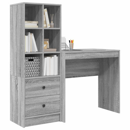 Desk Grey Sonoma 125.5 x 40 x 127 cm 2 pcs