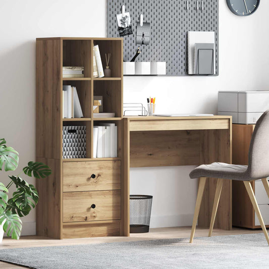 Desk Artisan Oak 125.5 x 40 x 127 cm 2 pcs