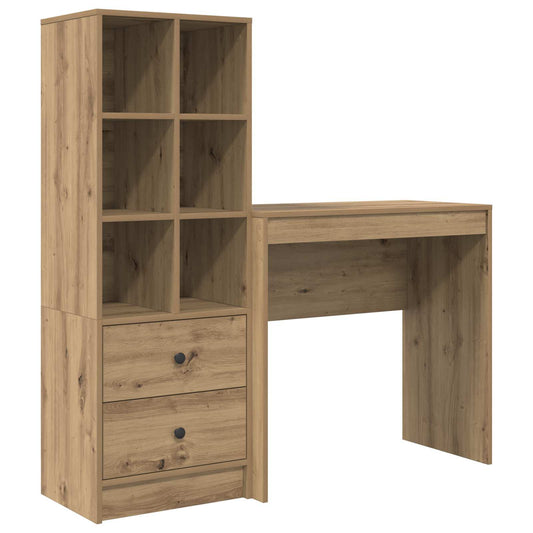 Desk Artisan Oak 125.5 x 40 x 127 cm 2 pcs