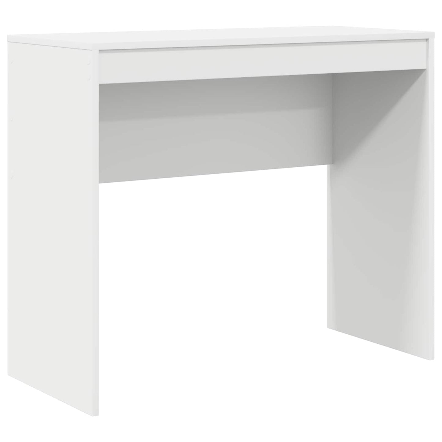 Desk with Drawer with Shelf with Storage 2 pcs White