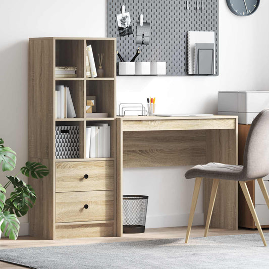 Desk Sonoma Oak 135.5 x 40 x 127 cm 2 pcs