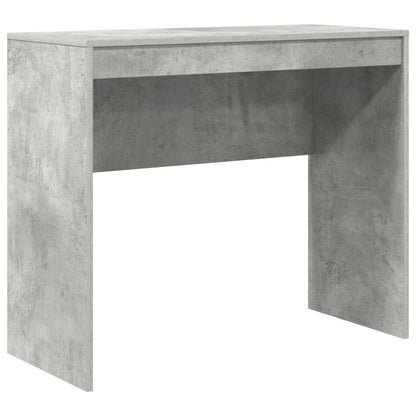 Desk with Drawer with Shelf with Storage 2 pcs Concrete Grey