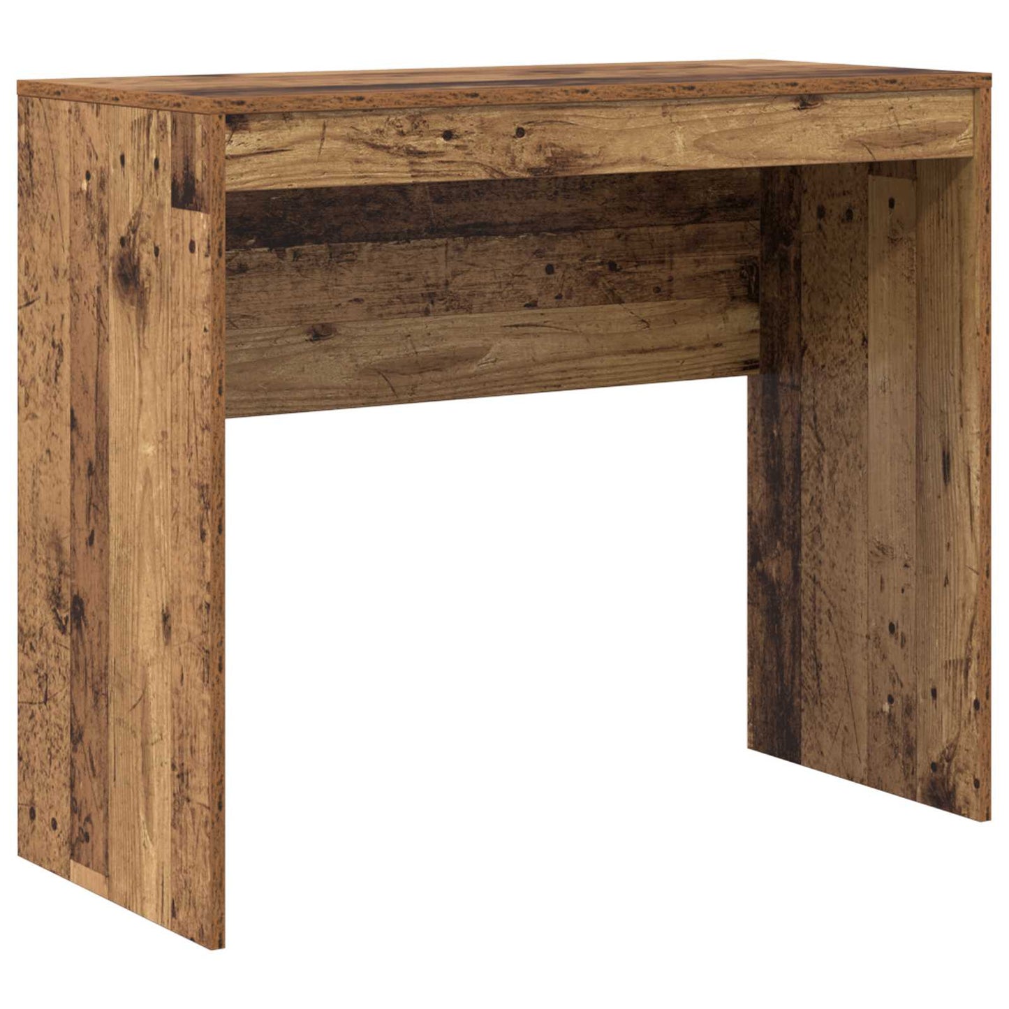 Desk with Drawer with Shelf with Storage 2 pcs Old Wood
