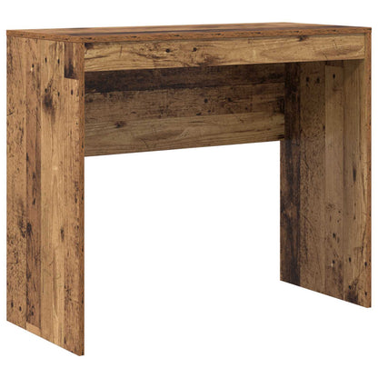 Desk with Drawer with Shelf with Storage 2 pcs Old Wood