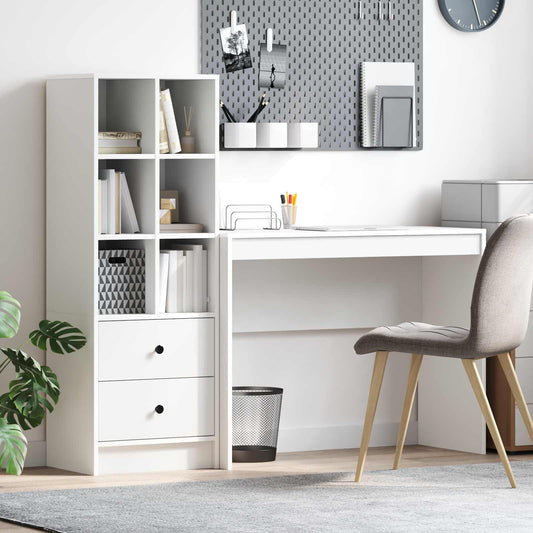 Desk White 145.5 x 40 x 127 cm 2 pcs