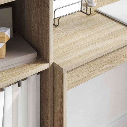 Desk Sonoma Oak 145.5 x 40 x 127 cm 2 pcs