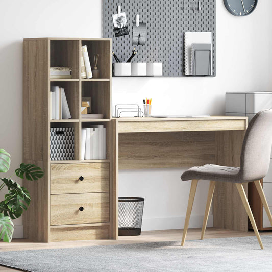 Desk Sonoma Oak 145.5 x 40 x 127 cm 2 pcs