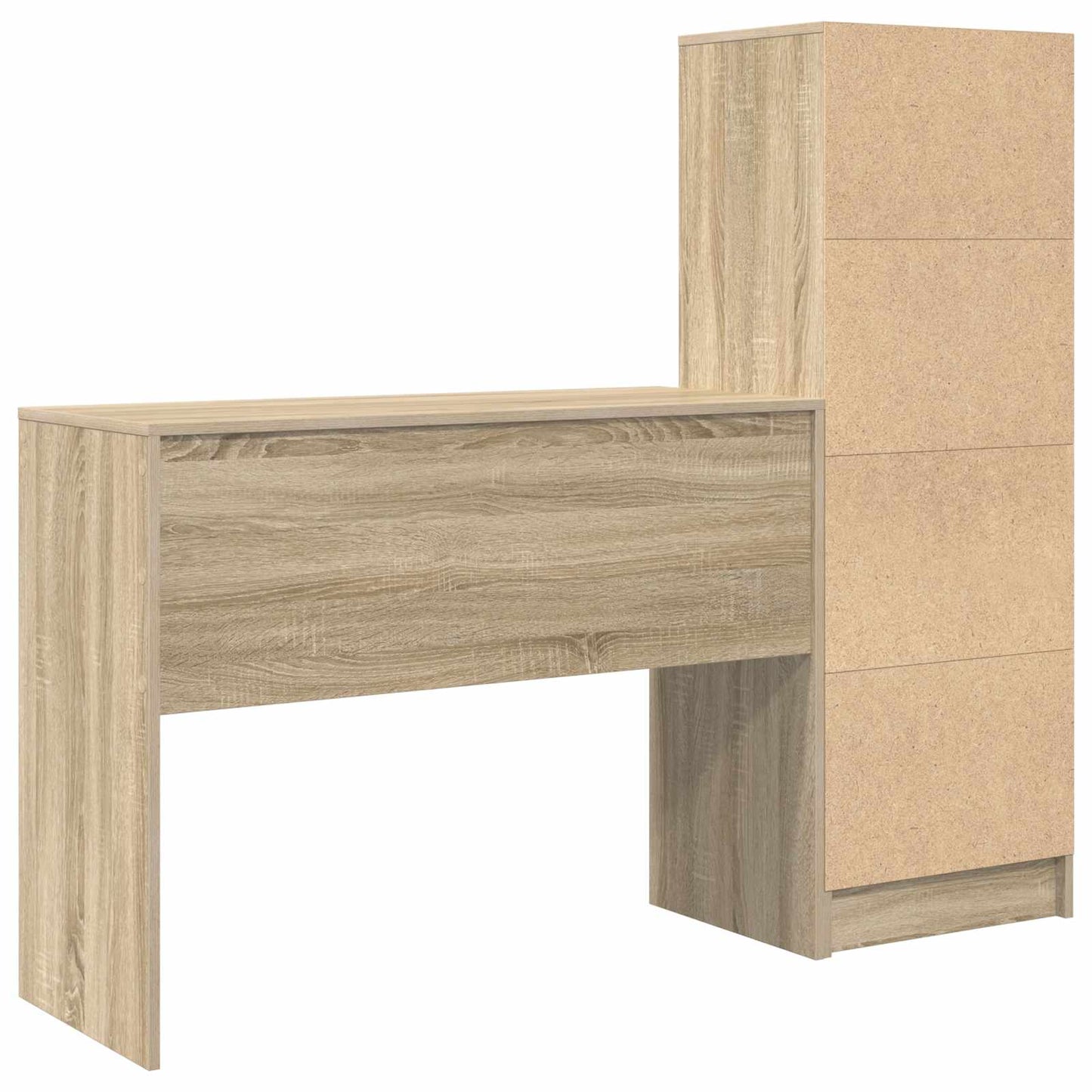 Desk Sonoma Oak 145.5 x 40 x 127 cm 2 pcs